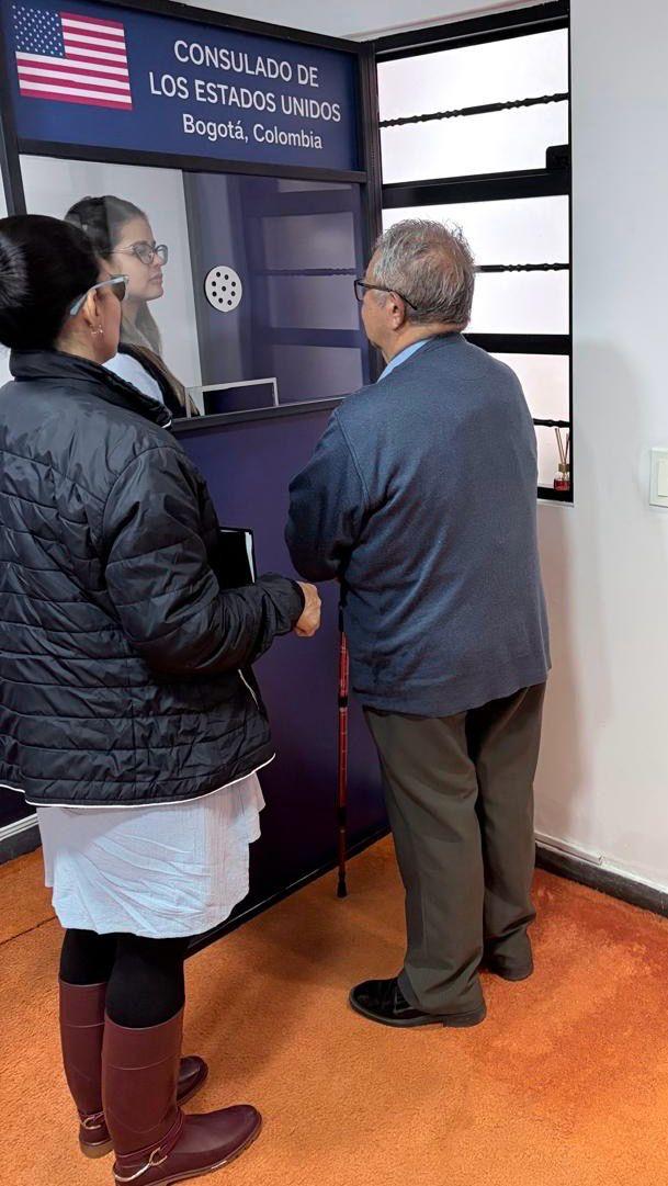 Simulacro de entrevista consular